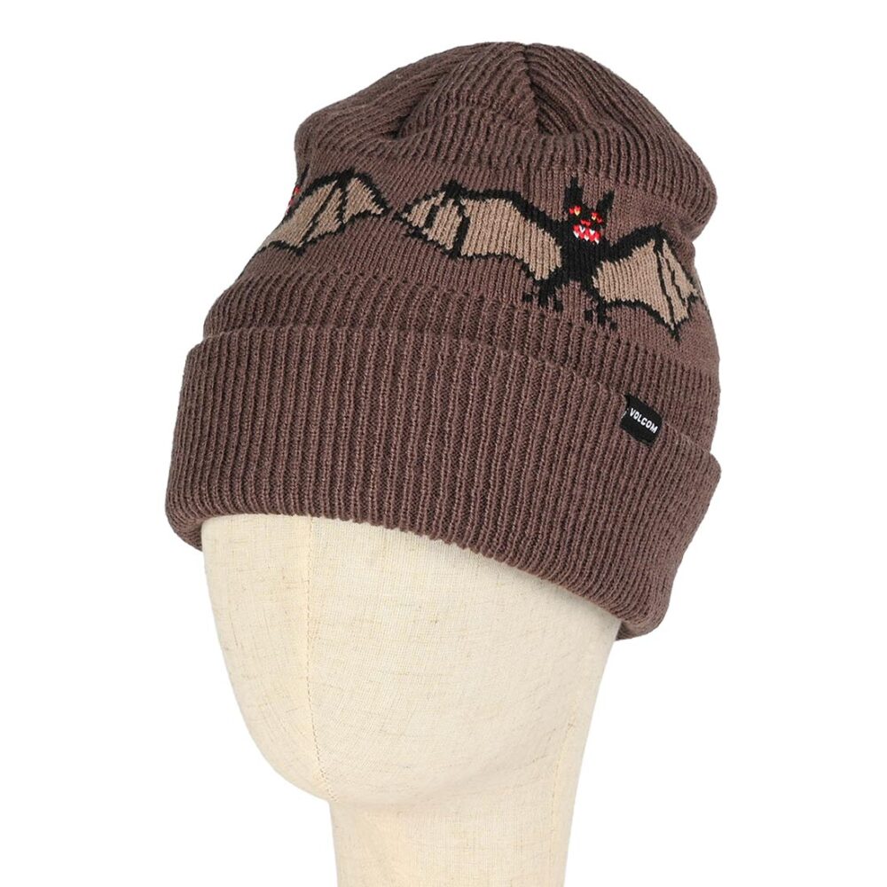 Volcom FA Ozzy Cuff Beanie Hat - Raisin