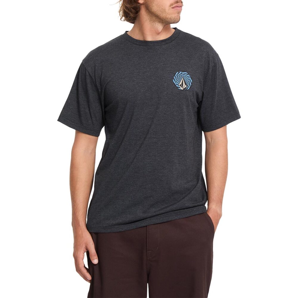 Volcom Ringstone Short-Sleeved T-Shirt - Heather Black