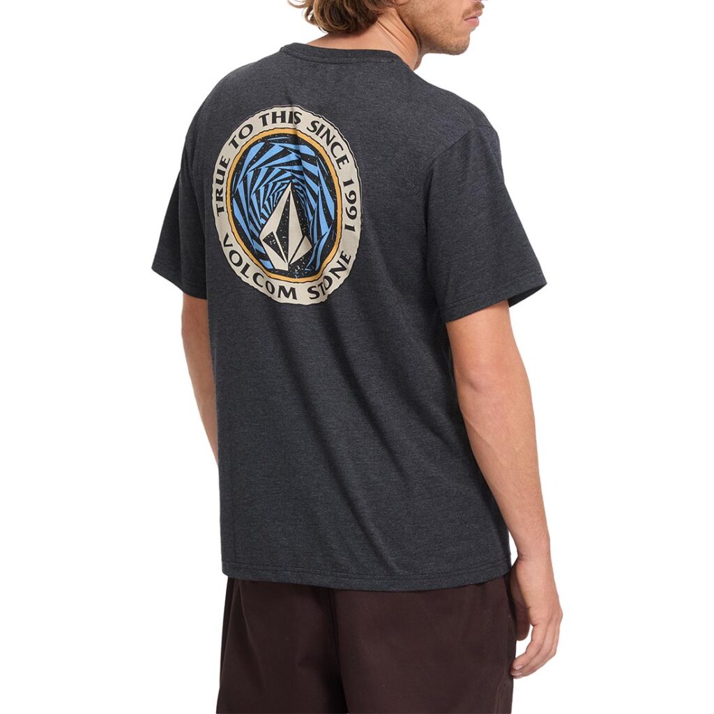 Volcom Ringstone Short-Sleeved T-Shirt - Heather Black
