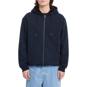 Volcom Single Stone Lined Zip Hoodie - Marine