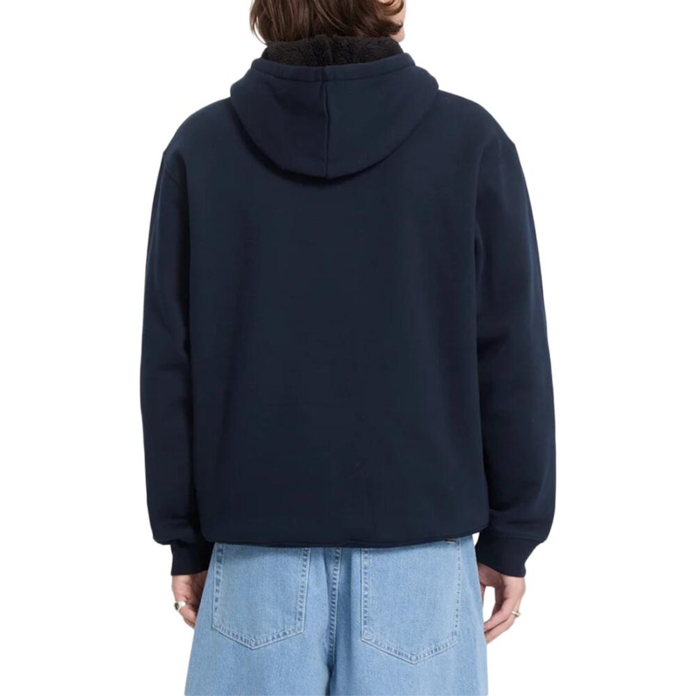 Volcom Single Stone Lined Zip Hoodie - Marine