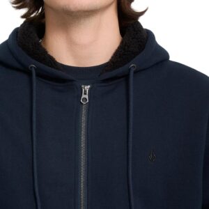 Volcom Single Stone Lined Zip Hoodie - Marine