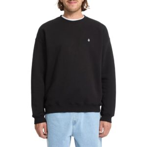 Volcom Single Stone Pullover Crew Sweater - Black (Copy)