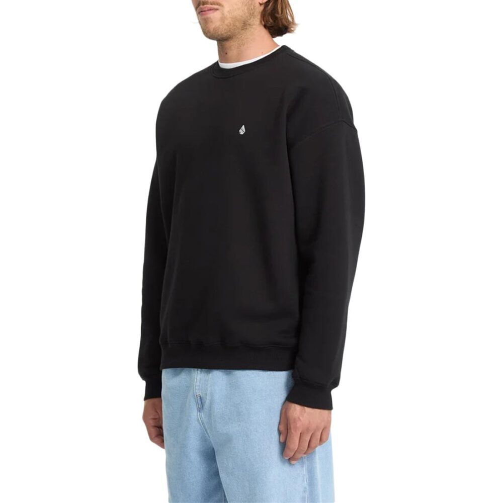 Volcom Single Stone Pullover Crew Sweater - Storm Blue