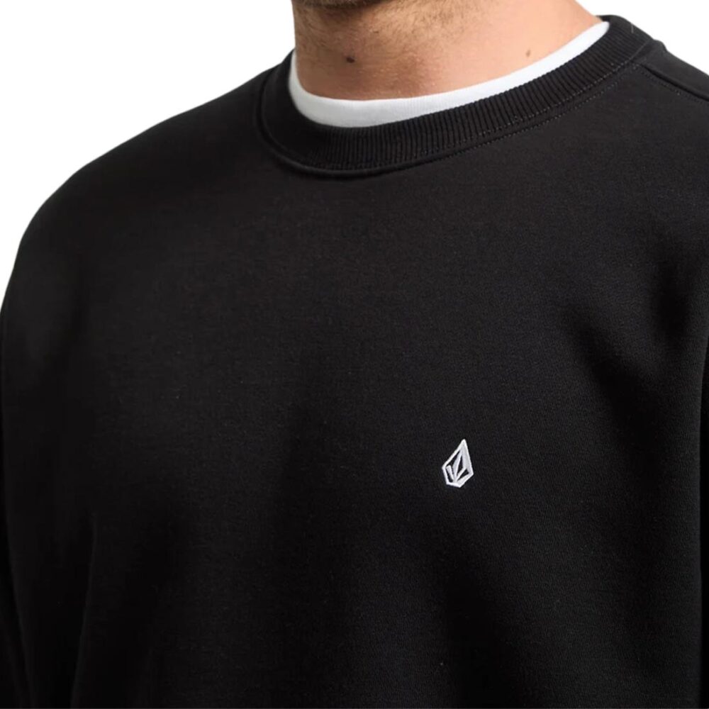 Volcom Single Stone Pullover Crew Sweater - Storm Blue