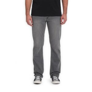 Volcom Solver Straight Fit Jeans - Concrete