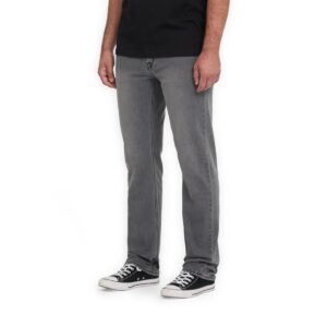 Volcom Solver Straight Fit Jeans - Concrete