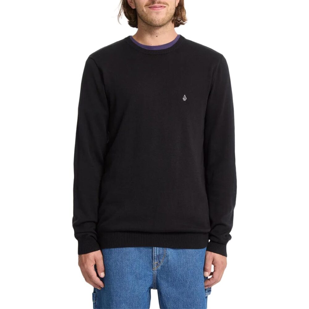 Volcom Uperstand Pullover Sweater - Black