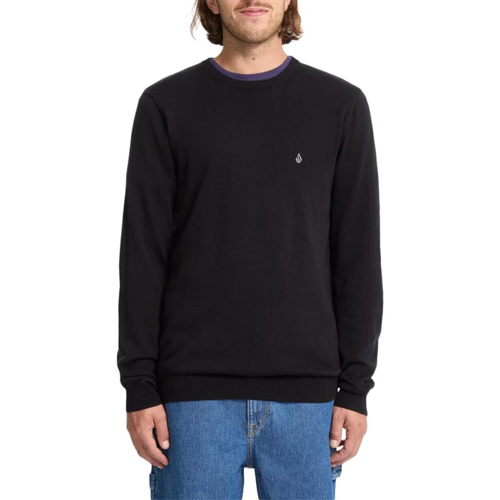 Volcom Uperstand Pullover Sweater - Black