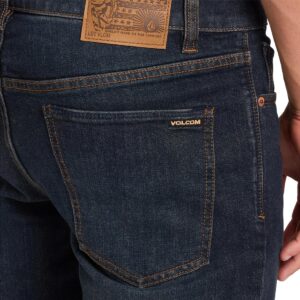 Volcom Vorta Slim Straight Jeans - New Vintage Blue (AW26)