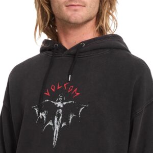 Volcom Wrong Angel Pullover Hoodie - Light Acid Black