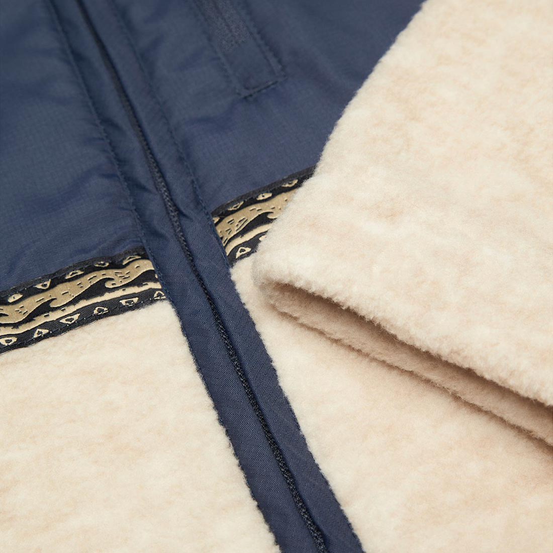 Billabong Boundary Lite Zip-Up Hooded Fleece - Blue Graphite