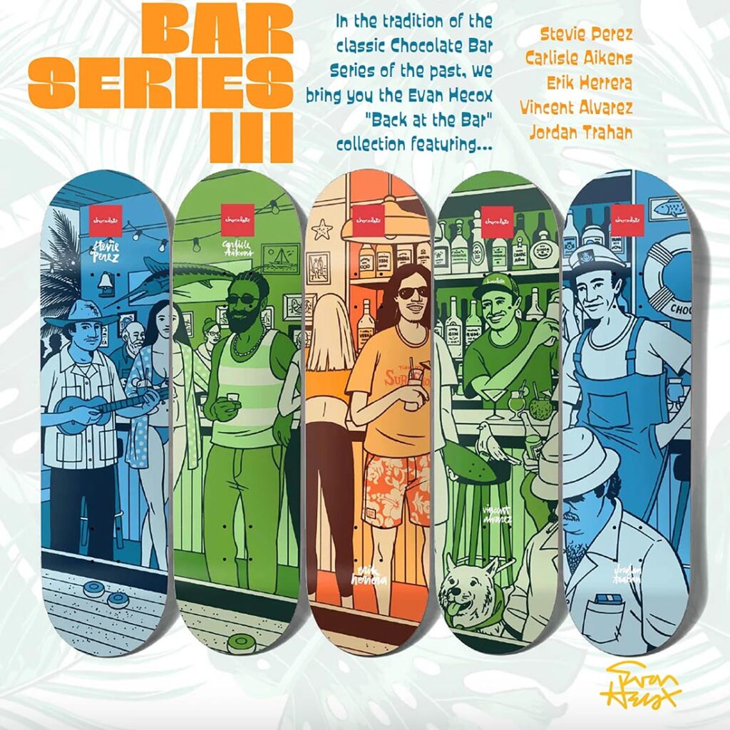 Chocolate Bar Series III Skateboard Deck - Full Set