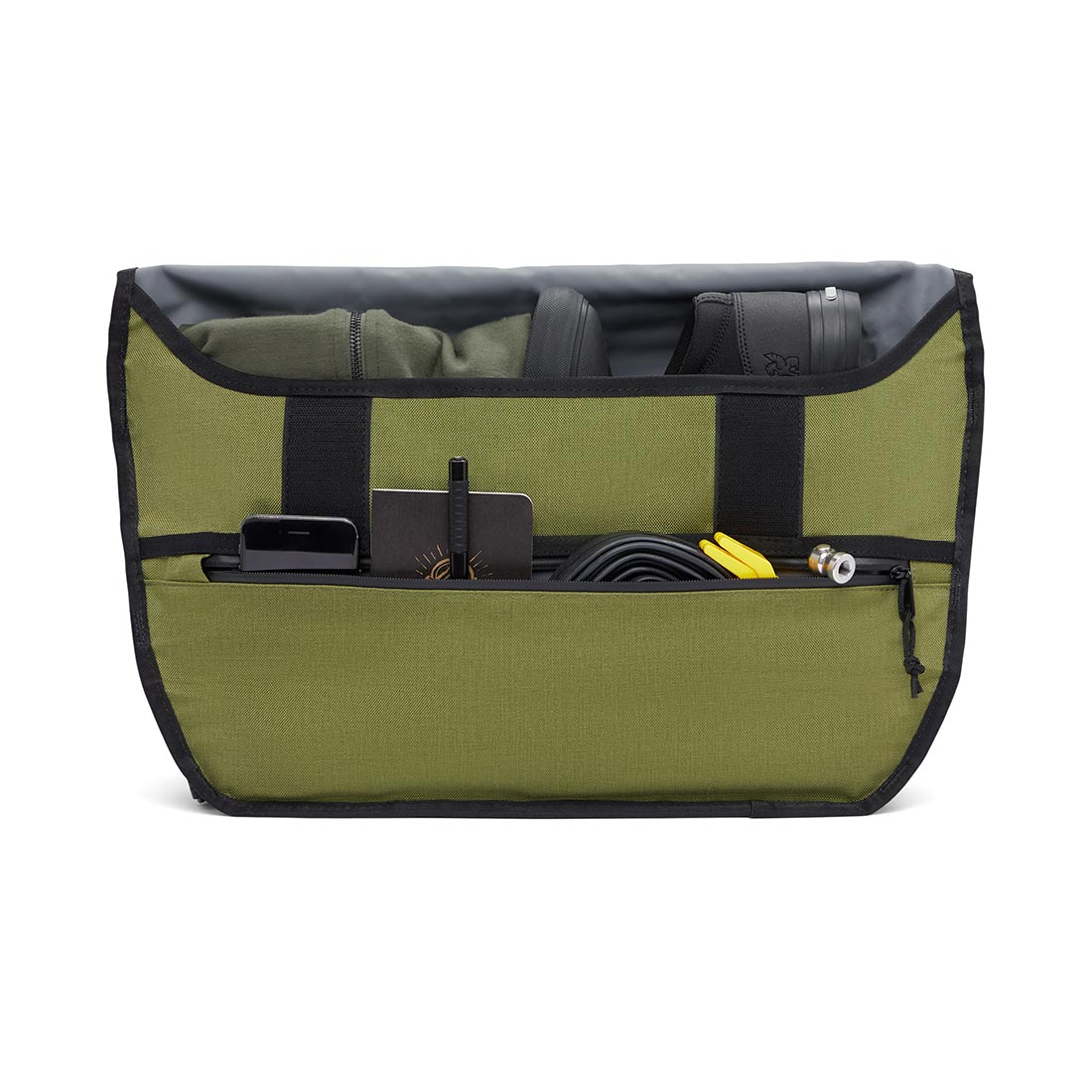 Chrome Simple 15L Messenger Bag - Olive Branch