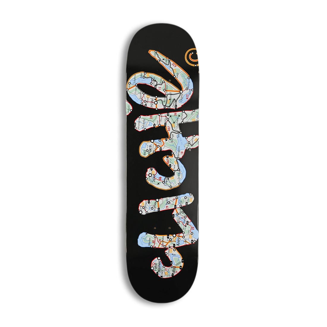 Cliche Handwritten Atlas 8.375″ Skateboard Deck – Black