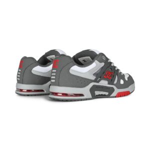 DC AT-2 Skate Shoes - Dark Grey/Grey/Red