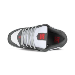 DC AT-2 Skate Shoes - Dark Grey/Grey/Red