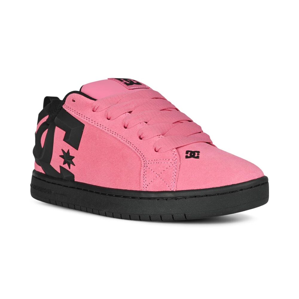 DC Court Graffik Bevelled SE Skate Shoes - Pink/Pink/Black (Copy)