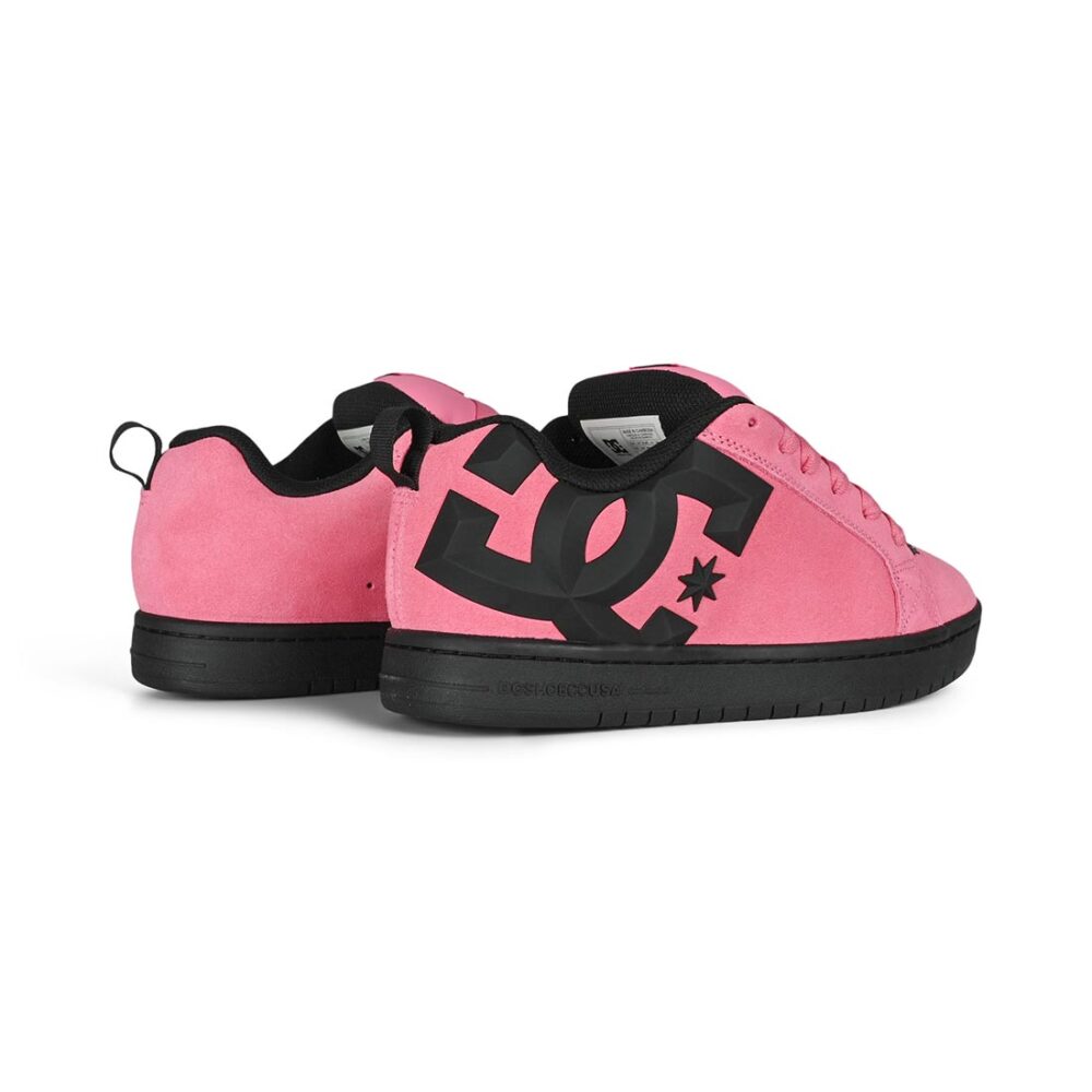 DC Court Graffik Skate Shoes - Black/Black/Bevelled