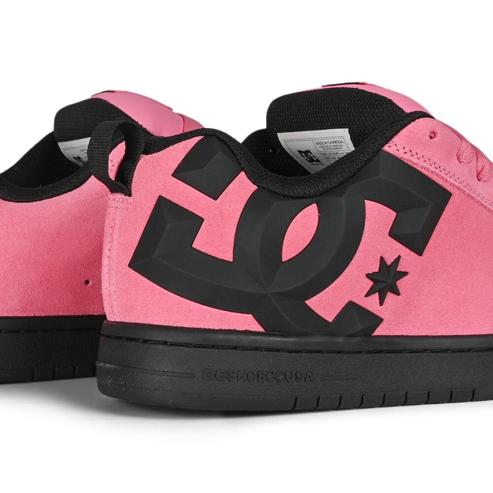DC Court Graffik Skate Shoes - Black/Black/Bevelled