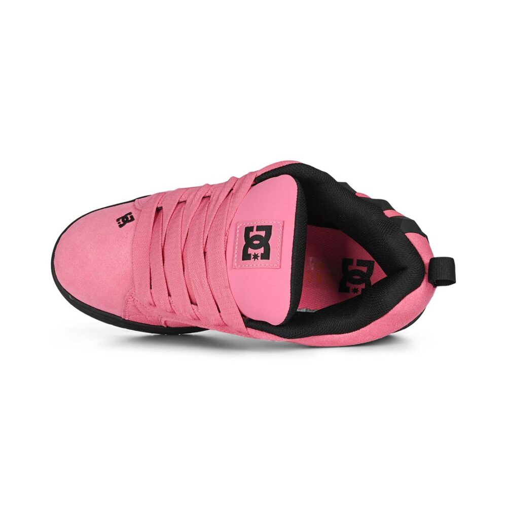 DC Court Graffik Skate Shoes - Black/Black/Bevelled