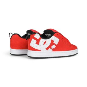 DC Court Graffik SE Skate Shoes – Red/White