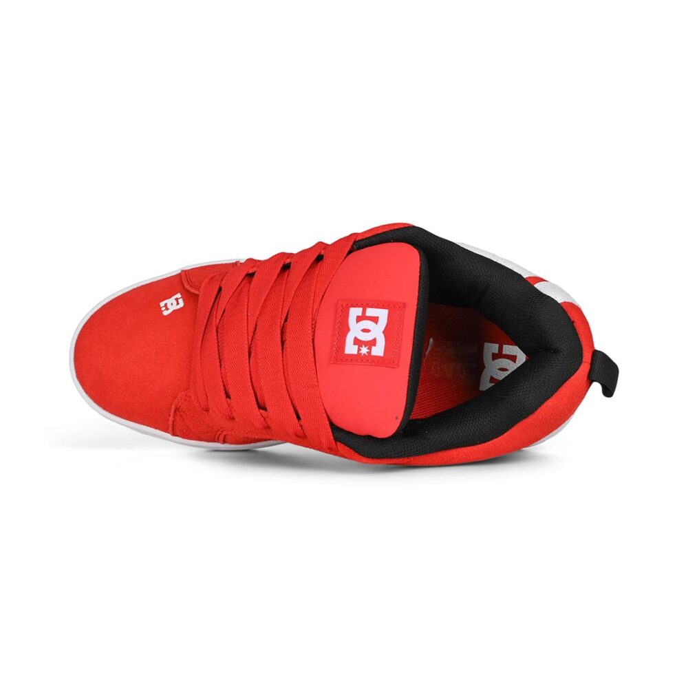 DC Court Graffik SE Skate Shoes – Red/White
