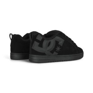 DC Court Graffik Skate Shoes - Black/Black/Bevelled
