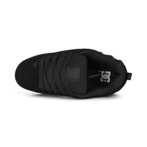 DC Court Graffik Skate Shoes - Black/Black/Bevelled