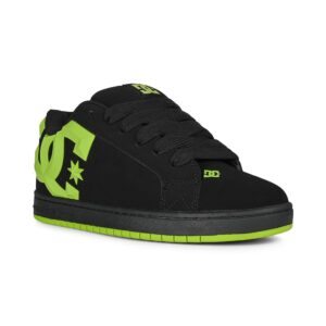 DC Court Graffik Skate Shoes - Black/Lime Bevelled/Lime