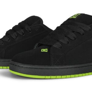 DC Court Graffik Skate Shoes - Black/Lime Bevelled/Lime