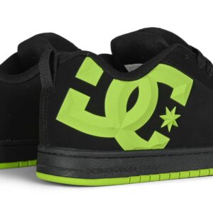 DC Court Graffik Skate Shoes - Black/Lime Bevelled/Lime