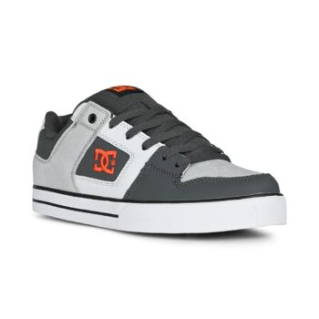 DC Pure Skate Shoes - Dark Grey/Orange