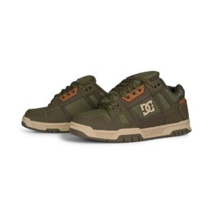 DC Stag WNT Skate Shoes - Dark Olive/Olive