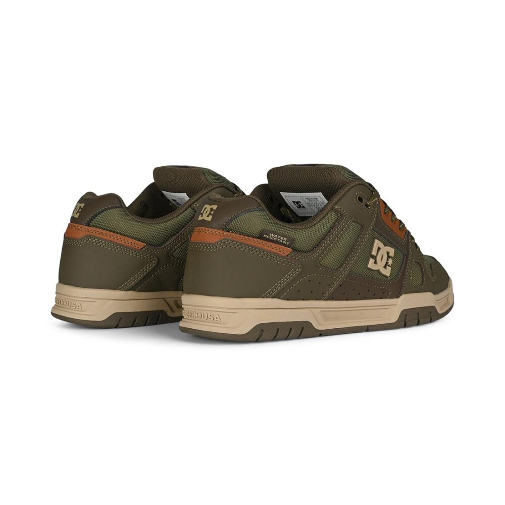 DC Stag WNT Skate Shoes - Dark Olive/Olive