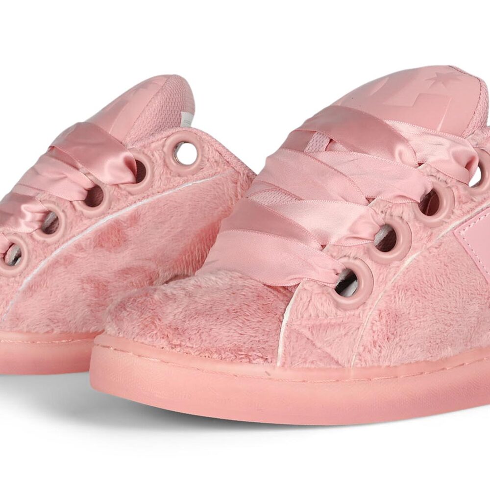 DC Women's Court Graffik Puff Skate Shoes - Pink/Pink