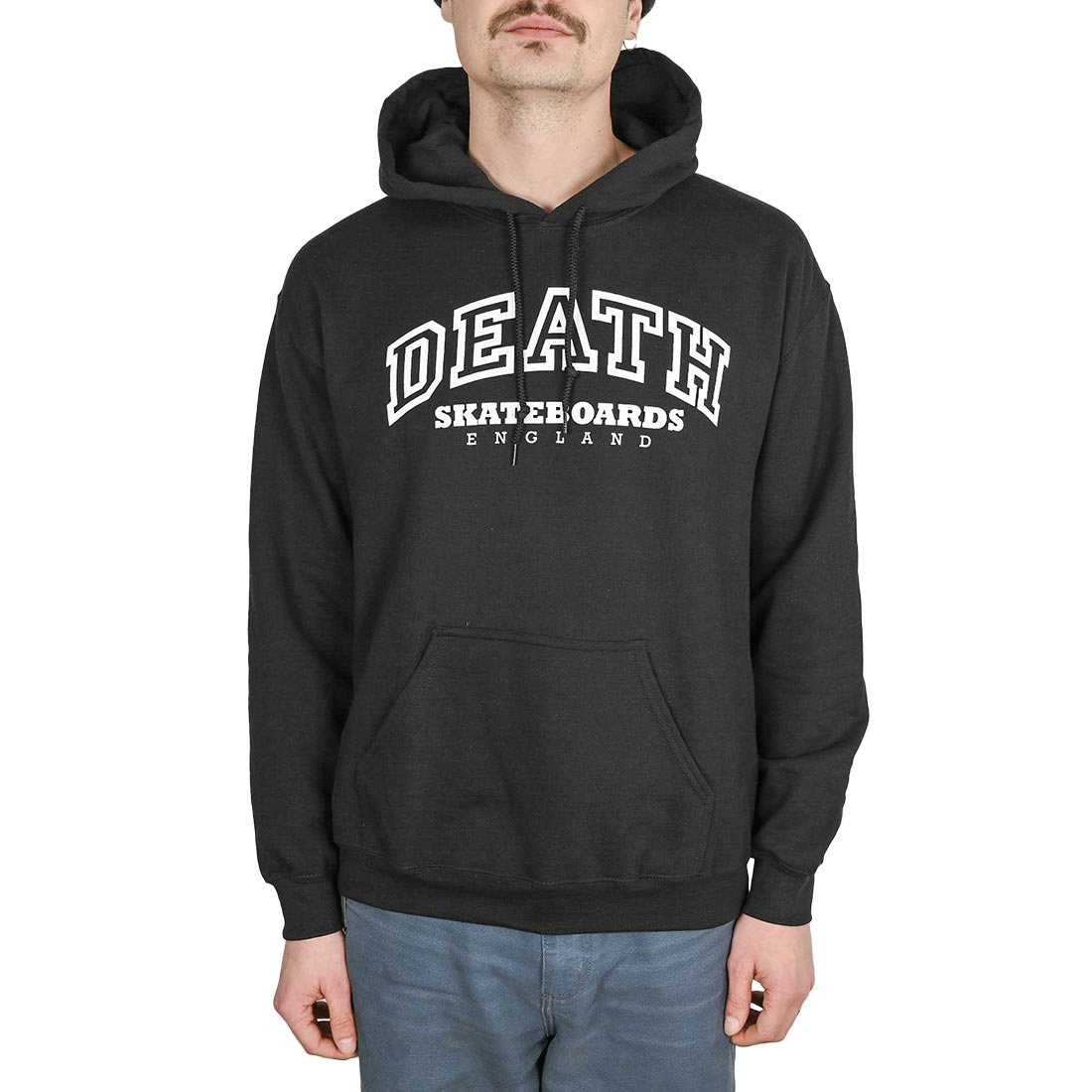 Death College Pullover Hoodie – Black