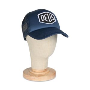 Deus Ex Machina Baylands Mesh Back Trucker Cap - Mechanic Blue