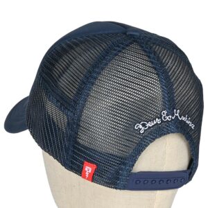 Deus Ex Machina Baylands Mesh Back Trucker Cap - Mechanic Blue