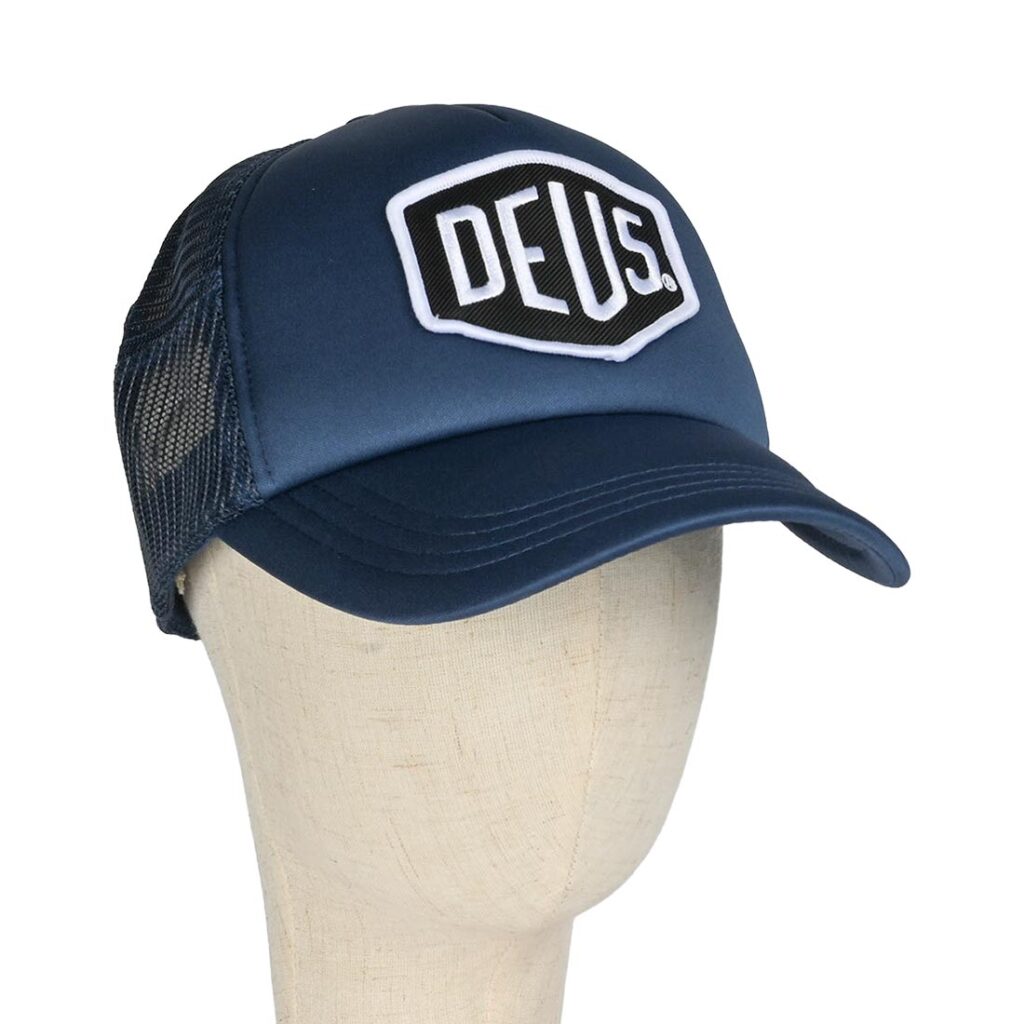 Deus Ex Machina Baylands Mesh Back Trucker Cap - Mechanic Blue