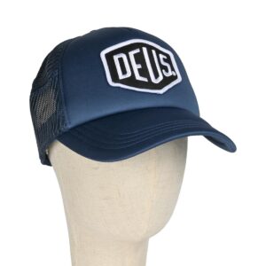 Deus Ex Machina Baylands Mesh Back Trucker Cap - Mechanic Blue