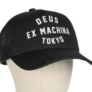 Deus Ex Machina Harajuku Address Trucker Cap - Black