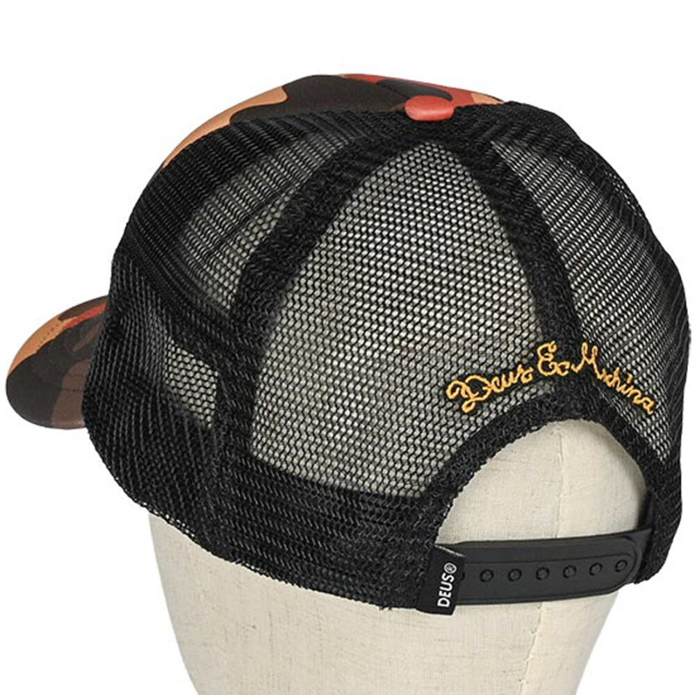 Deus Ex Machina Ombre Trucker Cap - Rust Camo