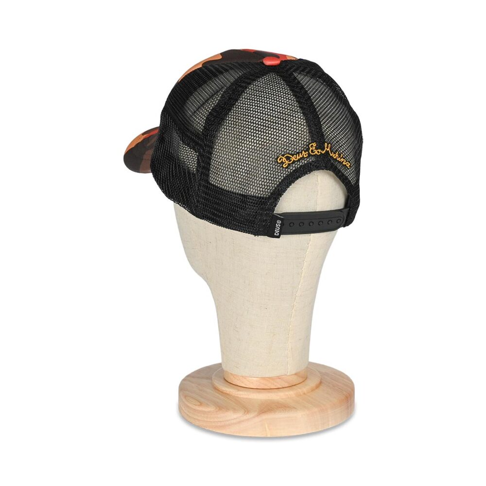 Deus Ex Machina Ombre Trucker Cap - Rust Camo