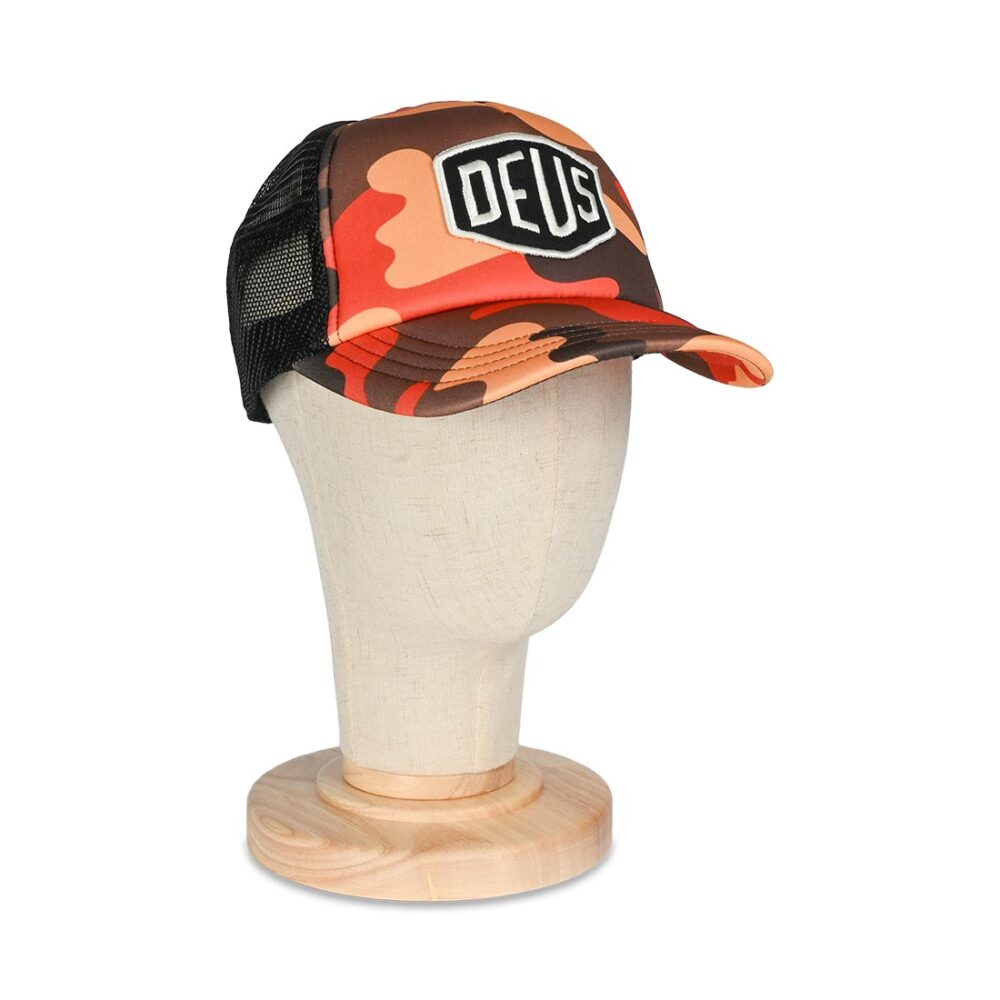 Deus Ex Machina Ombre Trucker Cap - Rust Camo