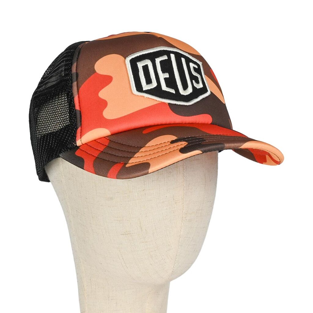 Deus Ex Machina Ombre Trucker Cap - Rust Camo