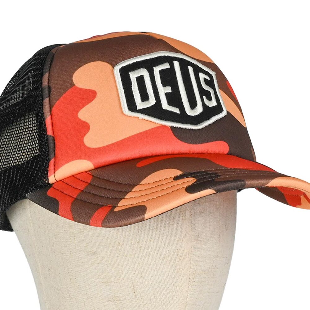Deus Ex Machina Ombre Trucker Cap - Rust Camo
