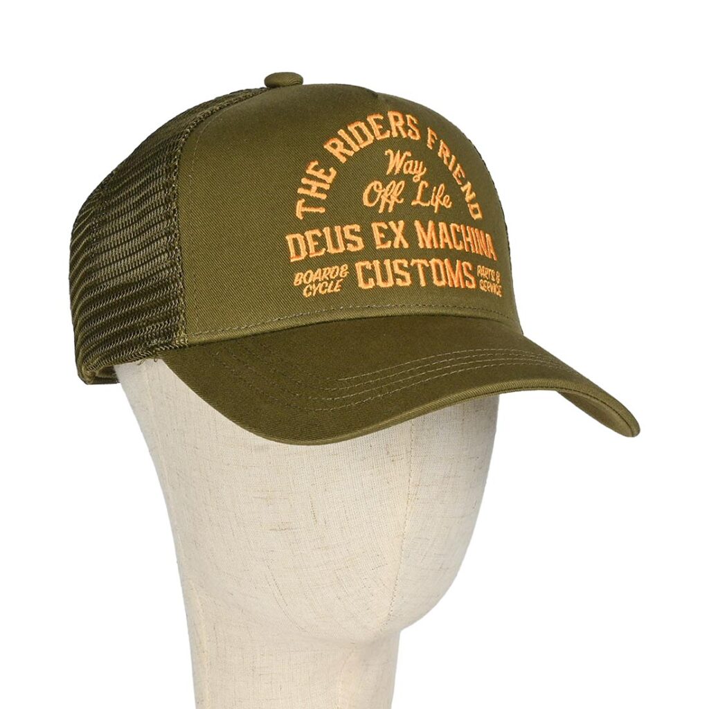 Deus Ex Machina Shook Ones Trucker Cap - Olive Green