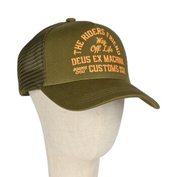 Deus Ex Machina Shook Ones Trucker Cap - Olive Green