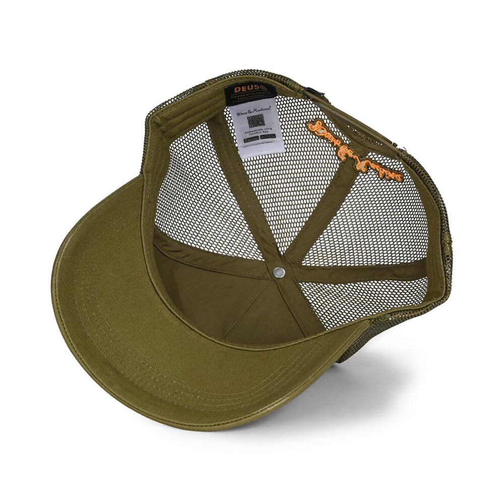 Deus Ex Machina Shook Ones Trucker Cap - Olive Green